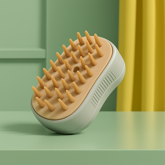 Electric Cat Steam Brush – 3-In-1 Pet Grooming Comb with Water Spray for Cats and Dogs, USB Rechargeable