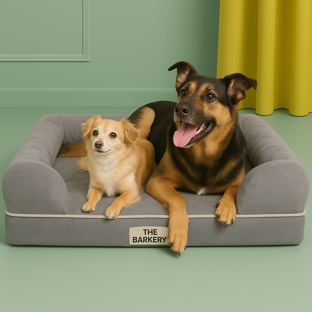 Chester XL Orthopedic Dog Bed – Memory Foam Calming Couch with Washable Cover & Non-Slip Base