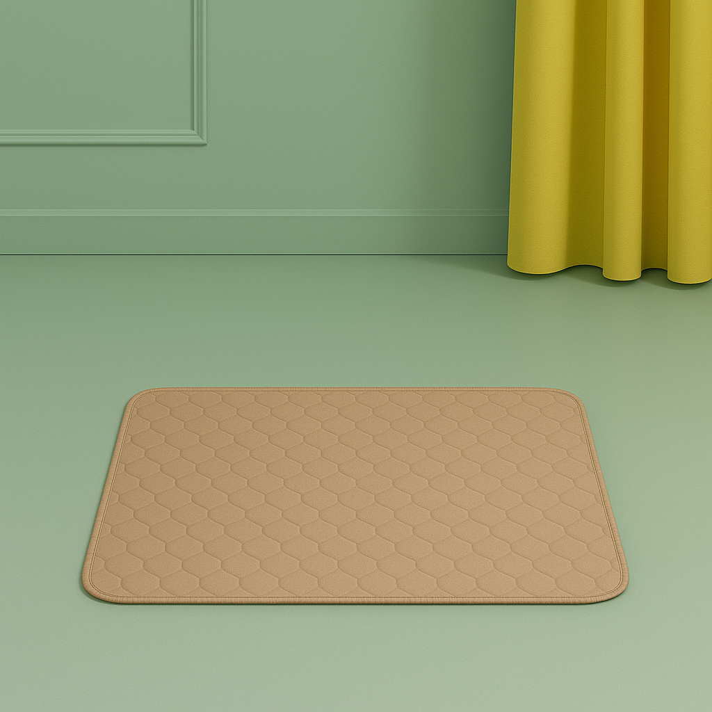 Reusable Dog Pee Pads – Washable Waterproof Training Mat for Puppies & Pets, Durable & Lightweight, 60" x 60"